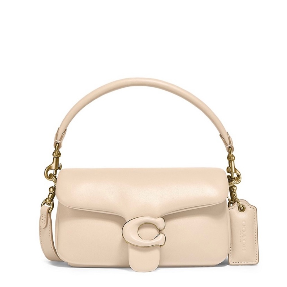 Coach Pillow Tabby 18 in Ivory